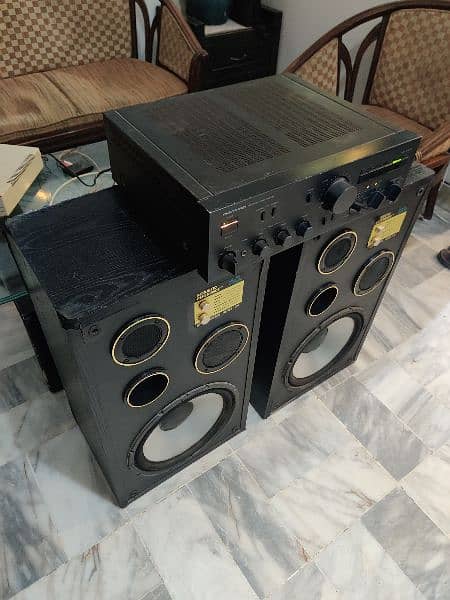 Heavy Sound System for sale. 12 Inch American Speakers with Onkyo Amp. 2