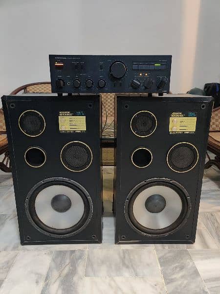 Heavy Sound System for sale. 12 Inch American Speakers with Onkyo Amp. 3