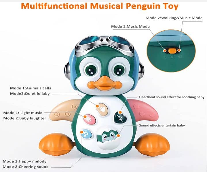 MOONTOY Baby Musical Penguin Toy, from UK/Amazon stock. 1