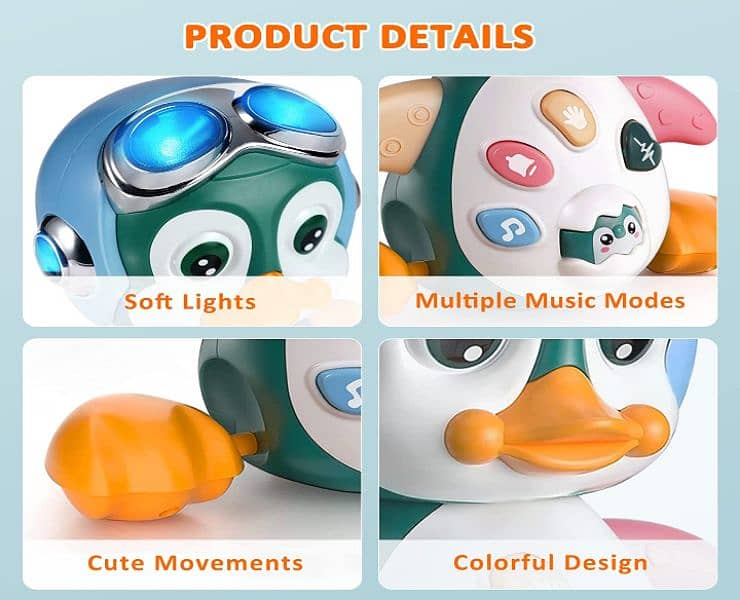 MOONTOY Baby Musical Penguin Toy, from UK/Amazon stock. 4