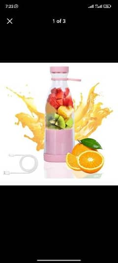 Portable juicer blender bottle