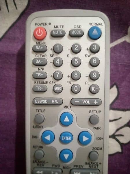 The ultimate remote control for all types of home theater 5.1 1