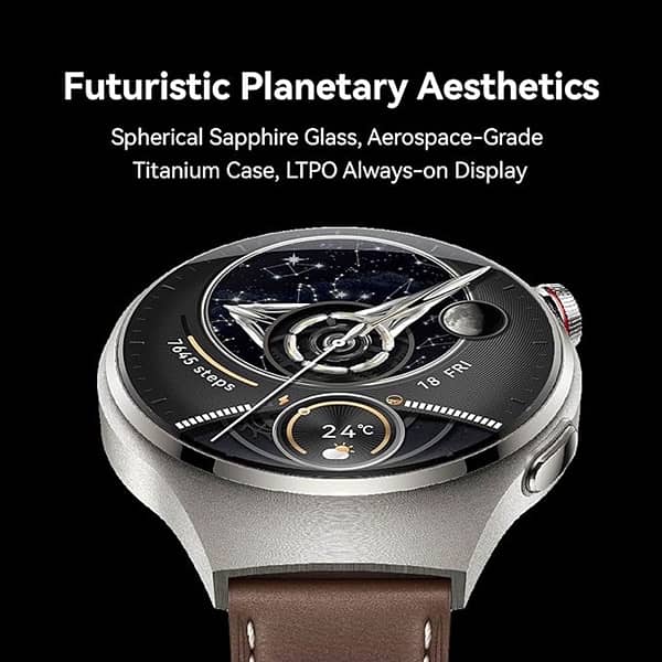 Huawei Watch 4 Pro Aerospace-Grade Titanium Case Cellular Smart Watch 3