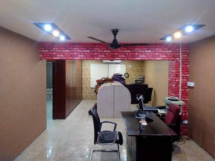 Furnished Office for Rent In Saddar Near sharai e Faisal 0