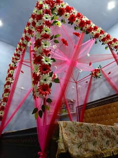 Artificial flower wedding room decoration 0