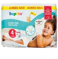 Lupilu Nappies Size 4 Jumbo Pack of 84 pampers