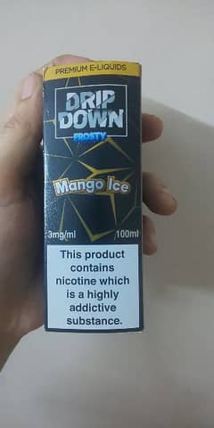 drip down mango ice vape/pod flavour