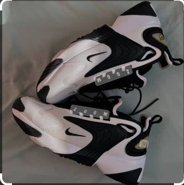 Nike WMNS Zoom 2K [AO0354-100] Women Casual Shoes Chunky White/Black 1