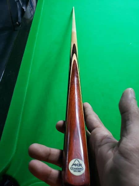 MKR Custom maple wood snooker cue/ stick with complete accessories 1
