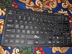 branded backlit keyboard