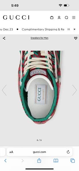 gucci original shoes limited edition 5