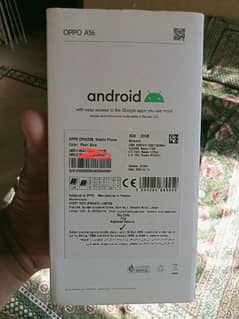 Oppo A 16 3 ram 32 rom Peral Blue