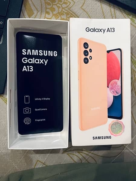 Samsung Galaxy A13 128 GB with Box and Original Charger. 2