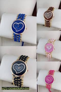 women chain analogue bracelet watch 0