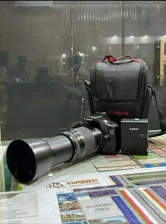 CANON 1100D WITH 75-300MM LENS FOR SALE