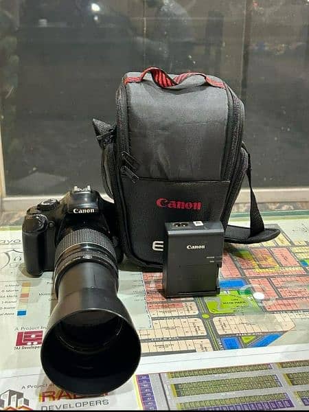 CANON 1100D WITH 75-300MM LENS FOR SALE 2