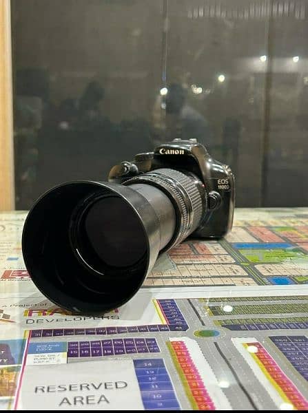 CANON 1100D WITH 75-300MM LENS FOR SALE 3