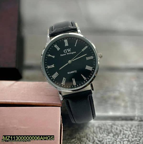 Men's casual analog watch Free delivery 2
