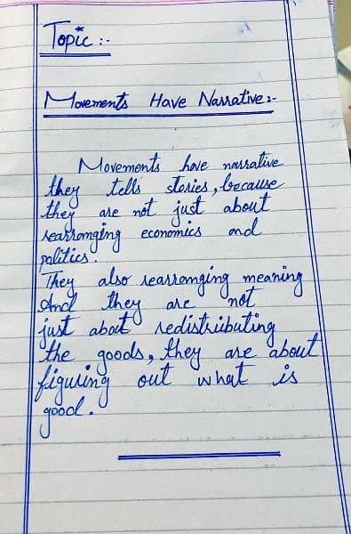 handwriting assignment works 1
