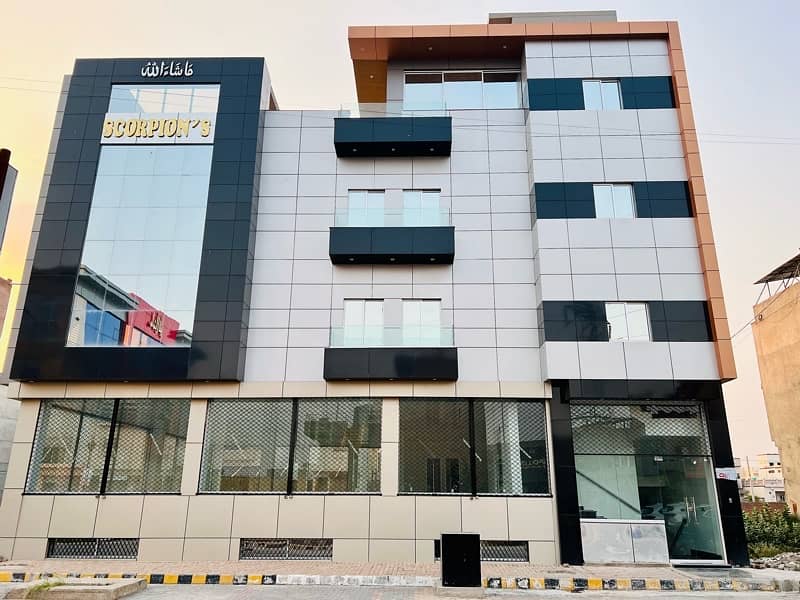 New 5 Floors 3 Facing Plaza With Lift Available for  Sale 2