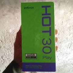 Infinix hot30 play All ok 4+4ram/64room 4 month warranty hi