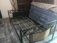 Single iron bed  in a good condition.