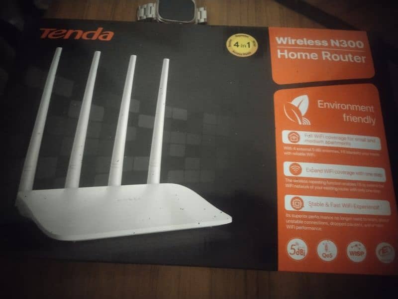 Tenda Wireless N300 Home router 4in1 0