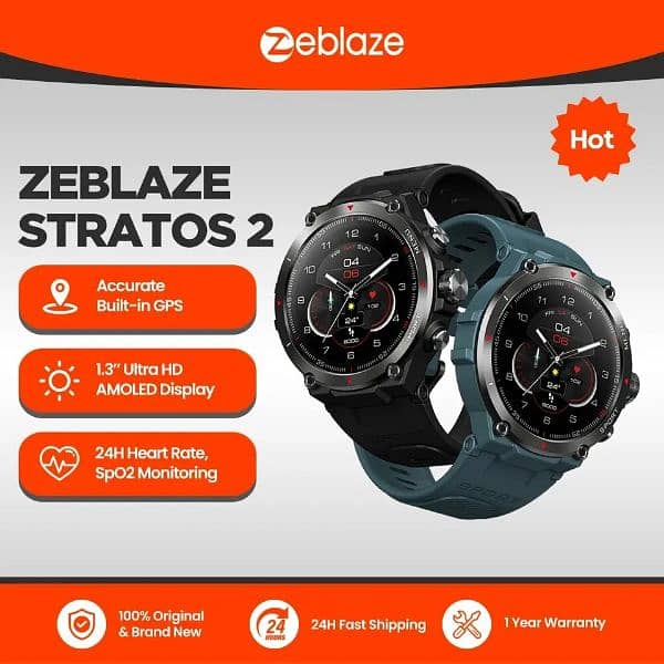 Zeeblaze startos 2 Smart Watch|Stylish Sport Watch|Best Watch For Men| 0