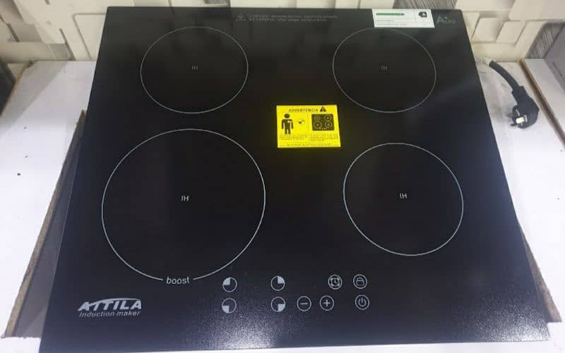 Attila Aura+ 4 Burner Electric Induction Cooker- 03007420777 0