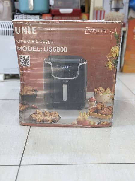 UNIE 7L Steam Air Fryer 0