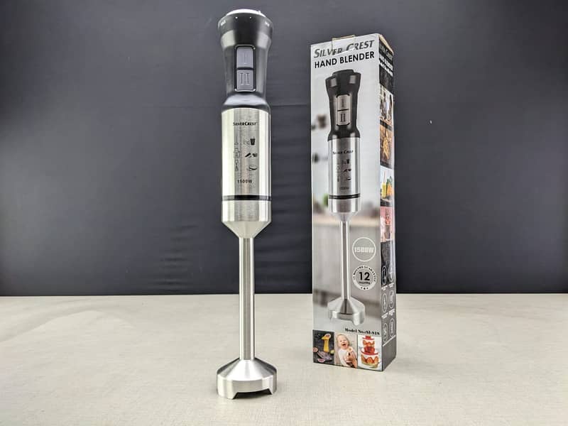 4 Blades Hand Blender Silver Crest 1