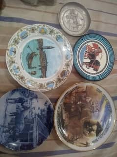 vintage Art's plates  collection only each Rs900 what's app t