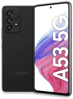 Samsung A53 5g. . . Black colour , PTA approved. .