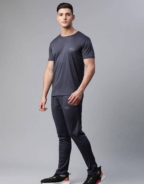 Men's polyester casual track suit gym 6