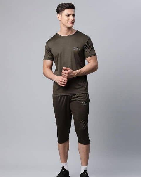 Men's polyester casual track suit gym 7