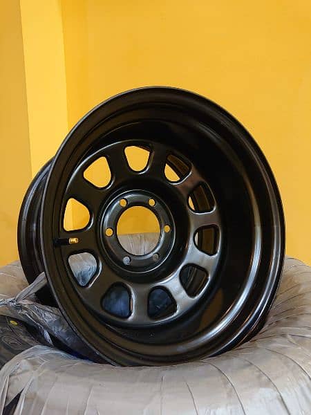 steel deep rims For car And jeep available CoD All of Pakistan 2