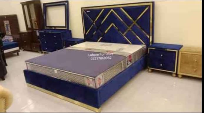 bed set / double bed / versace bed set / king size bed / bed 1