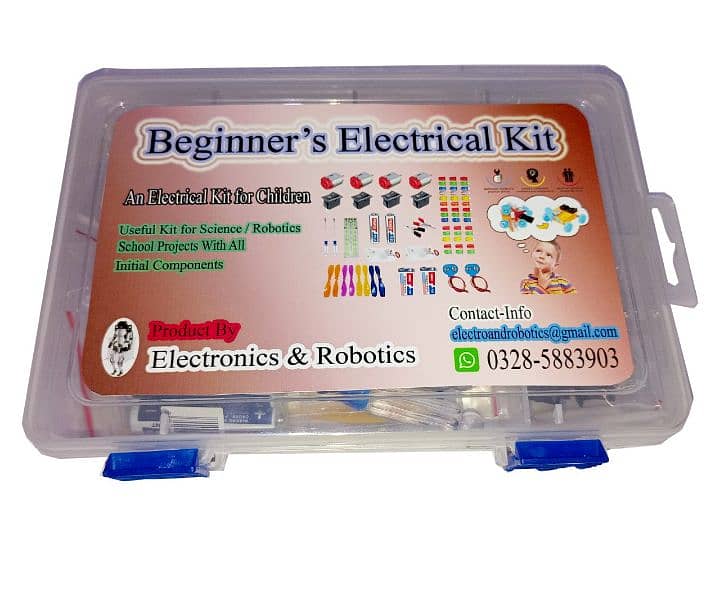 Electrical components kit for science school projects. 3