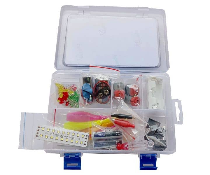 Electrical components kit for science school projects. 4