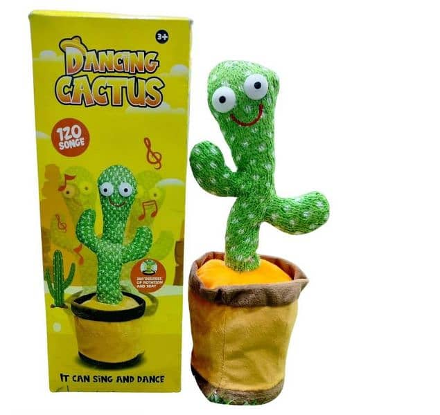 Dancing Cactus Plush Toy For Babies & Home delivery Available. 0