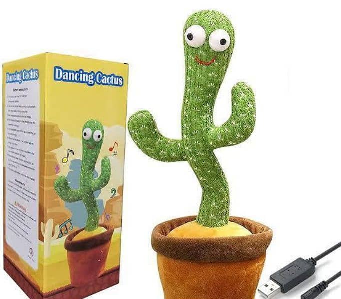 Dancing Cactus Plush Toy For Babies & Home delivery Available. 1