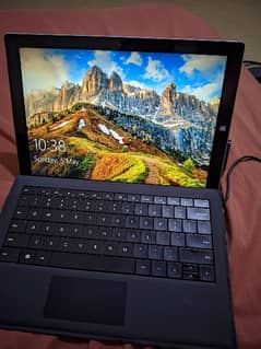 Microsoft surface pro 3 with original keyboard and charger