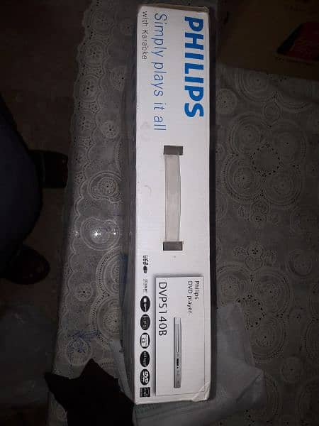 PHILIPS DVD PLAYER DIVX DVP 5140 B WITH USB OPTION AND KARAOKEDD 5