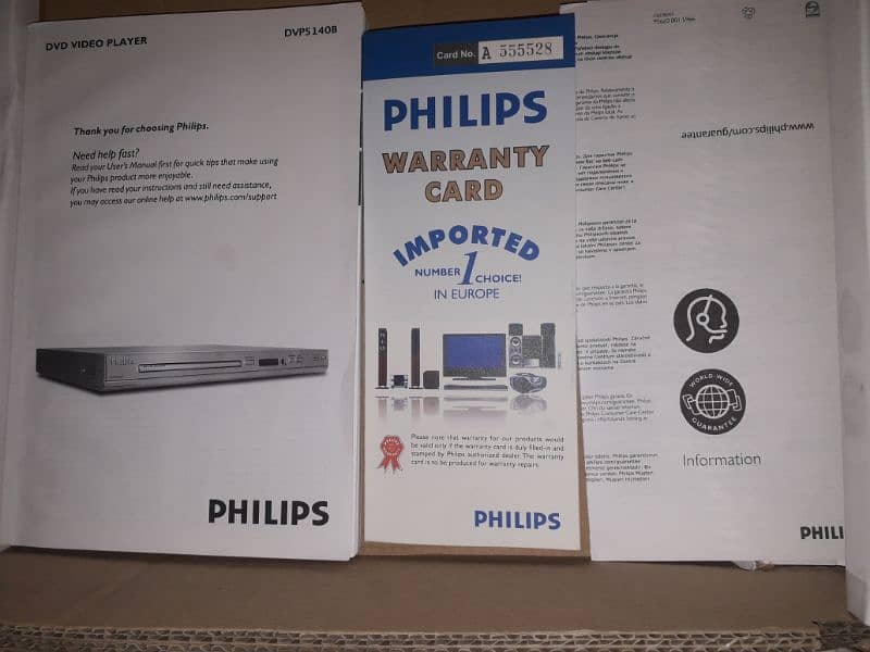 PHILIPS DVD PLAYER DIVX DVP 5140 B WITH USB OPTION AND KARAOKEDD 7