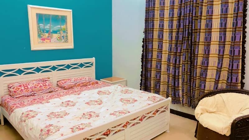 Beautiful Clean Furnished House For Short Term Per Day Rent Johar Mor 3