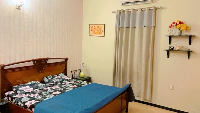 Beautiful Clean Furnished House For Short Term Per Day Rent Johar Mor 7