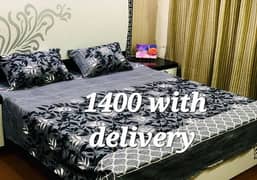double beds 3 pcs cotton bedsheet set all under 1600 0