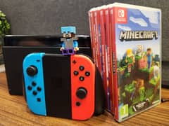 Nintendo Switch With 6 Games