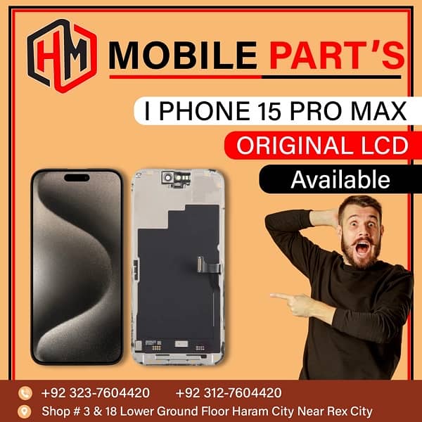 iPhone 15 pro max original lcd/display/penal 0