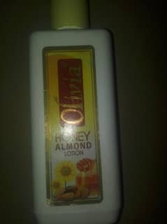 Olivia honey almond lotion  protect of your skin and Olivia aloe vera